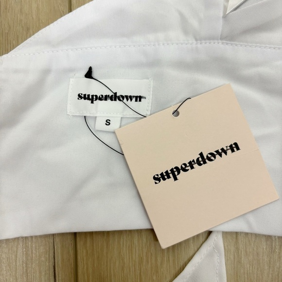 Superdown Jennifer Wrap Top in White - Picture 4 of 6